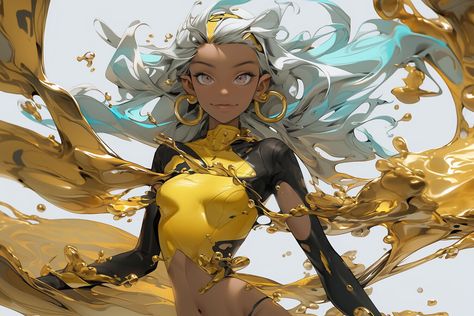 Golden Outfit, Outfit Female, Golden Goddess, Country Art, Female Character Design, Girls Cartoon Art, Digital Art Girl, Character Portraits, Character Concept