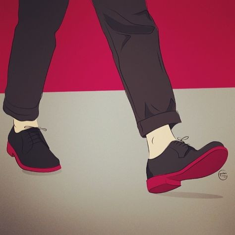 Go to #londonfashionweek #lonfon #MBFWL #lfw #fashionillustration #shoes #menshoes #red #illustration #vectorillustration #colourporn #zapatos #walk #londoncolour #shoesillustration #photoftheday #illos #man #trend Shoe Walking Reference, Shoes Walking Drawing, Pragmatic Utopia, Shoes Vector, Red Illustration, Boy Walking, Shoes Illustration, Shoes Drawing, Manga Style