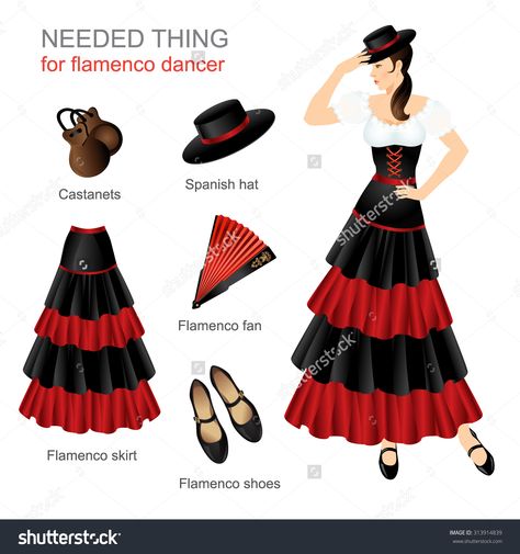 Spanish Hats For Women, Spanish Folk Costume, Flamenco Skirt Outfit, Spain Costume Women, National Wear Dresses, Spanish Costumes Women, Spanish Flamenco Dress, Spanish Dress Traditional, Spanish Outfits Traditional