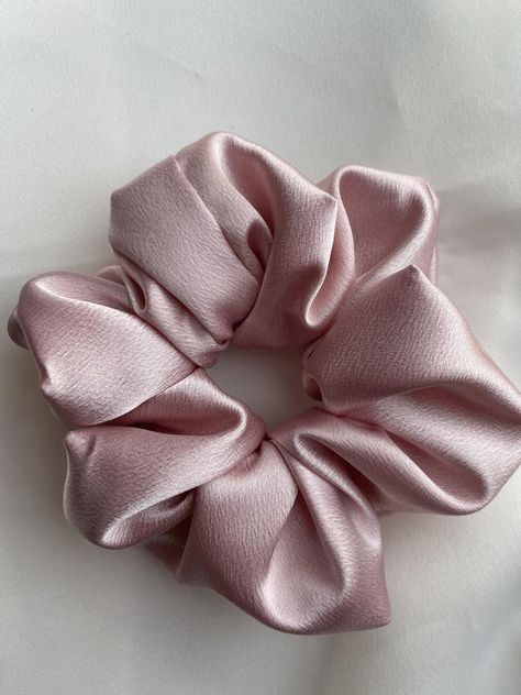 Oversized scrunchies pack satin scrunchies set bridesmaid | Etsy Pink Satin Scrunchie, Bridesmaid Scrunchie, Bachelorette Party Hair, Purple Scrunchie, Pink Satin Fabric, Pink Scrunchie, Large Scrunchies, Dressing Well, Bridesmaids Hair