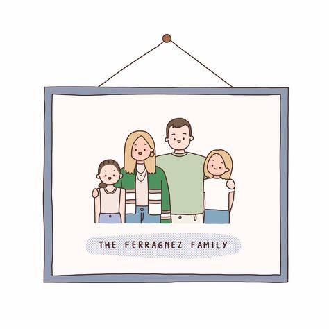 Excited to share this item from my #etsy shop: Custom family portrait/ Waist up Family portrait/ Anniversary gifts/ Family members portrait/ Doodle/ Family Illustration #art #drawing #anniversary #valentinesday #cartoonportrait #doodle #groupportrait #familyportrait #customillustration Family Drawing 5 Members, Family Picture Drawing Easy, Family Poster Drawing, Family Doodle Art, Family Of 5 Drawing, Family Poster Design, Family Illustration Art, Doodle Family, Family Doodle