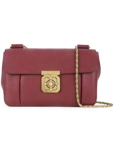 Sac en cuir Chloé Hand Bags, Bags Shoulder, Chloe, Shoulder Bags, Shoulder Strap, On Sale, Shoulder Bag, Chain, Skin