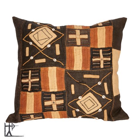 Instagram Kuba Raffia, Kuba Cloth Pillow, African Pillow, African Rugs, Kuba Cloth, Interior Design Elements, African Decor, Moroccan Pillows, Silk Pillow