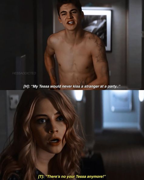 Hardin Tessa Quotes, After We Collided Movie Scenes, Tessa Young After, After Movie Scene, Hardin And Tessa Quotes, After Tessa And Hardin, Hardin Scott Quotes, After Movie Quotes, Hardin Scott And Tessa