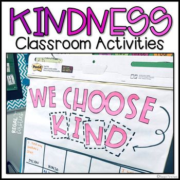 Are your students needing a few lessons on kindness? Are you looking for some fun kindness activities to pair with an existing curriculum or just wanting to focus your week on kindness? Use these engaging classroom activities to supplement your theme of kindness!What do these activities include?Read aloud recommendation: What Does It Mean to be Kind?Anchor chart title Kindness poster templateKindness note templateKindness class book coverClass book student pages (HWT, 3 lines, and single lines)D Kindness Activities 2nd Grade, Kindness Activities For Kids, Kindness Poster, Activities For The Classroom, Community Building Activities, Kindness Activities, World Kindness Day, Mean To Be, Classroom Behavior