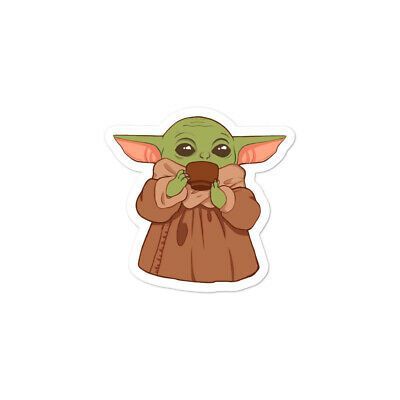 Baby Yoda Sticker, Disney Stickers Printables, Yoda Drawing, Yoda Sticker, Yoda Wallpaper, Stickers Cool, Star Wars Stickers, Homemade Stickers, Bubble Stickers