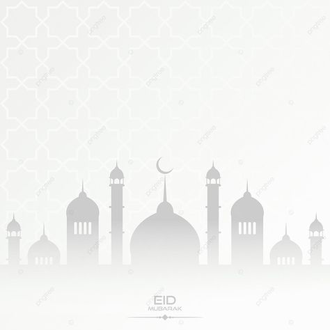 Luxury White Eid Background Eid Mubarak White Background, Ied Mubarak, Mosque Vector, Background Luxury, Eid Background, Eid Mubarak Background, Ramadan Lantern, Night Illustration, Eid Mubarak Greetings