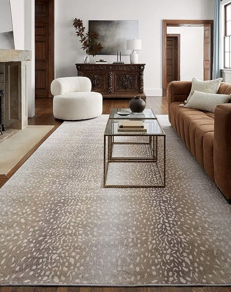 Animal Print Living Room, Antelope Print, Antelope Rug, Leopard Print Rug, Farmhouse Rug, Printed Carpet, Bedroom Area Rug, Farmhouse Rugs, Contemporary Rugs