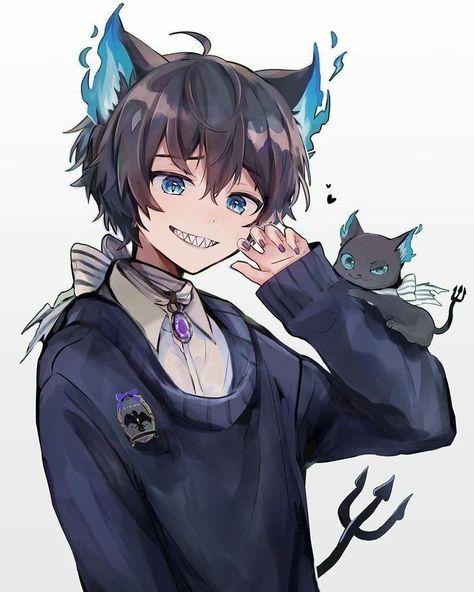 Photo Kawaii, Anime Cat Boy, Neko Boy, Anime Show, Boy Cat, Art Manga, Cat Boys, Cool Anime Guys, Anime People