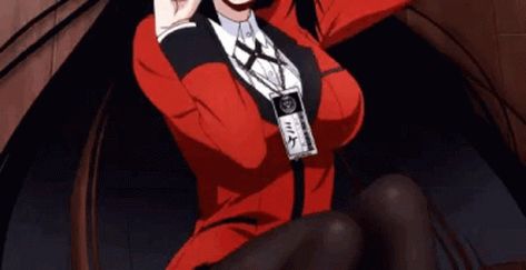 Kakegurui Gif, Yumeko Kakegurui, Cat Animated, Bleach Anime Ichigo, Girl Cartoon Characters, Iron Man Avengers, Fairy Tail Girls, Icon Gif, Yumeko Jabami