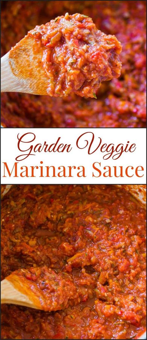 Veggie Packed Marinara Sauce, Veggie Spaghetti Sauce, Spaghetti Sauces, Veggie Spaghetti, Vegetarian Spaghetti, Marinara Sauce Recipe, Spaghetti Sauce Recipe, Homemade Spaghetti Sauce, Marinara Sauce Homemade