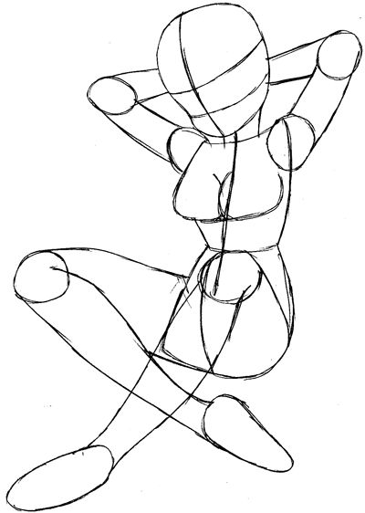 Step 5 : Drawing Lum Invader from Urusei Yatsura Easy Steps Lesson Urusei Yatsura Lum, Mannequin Drawing, Lum Invader, Wooden Mannequin, Easy Step By Step Drawing, Draw Step By Step, How To Draw Steps, Urusei Yatsura, Drawing Lesson