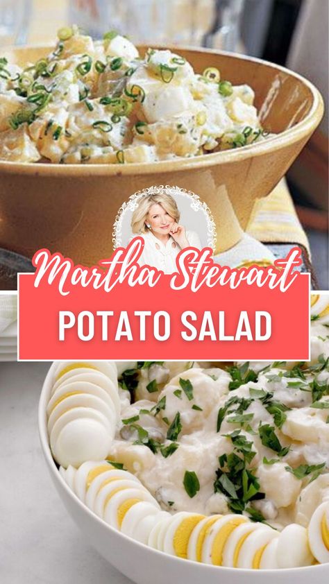 Martha Stewart Potato Salad​ Martha Stewart Potato Salad, Martha Stewart Scalloped Potatoes, Delicious Potato Salad, Best Potato Salad, Red Skin Potatoes, Martha Stewart Recipes, Feed Store, Potato Recipes Side Dishes, Best Salad Recipes