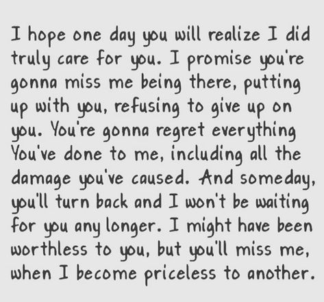 You’re gonna regret losing me.. Promise you that! Losing Love Quotes, You Lost Me Quotes, You Broke Me Quotes, Losing You Quotes, Lost Myself Quotes, Healing From A Breakup, Regret Quotes, Boyfriend Quotes, Breakup Quotes