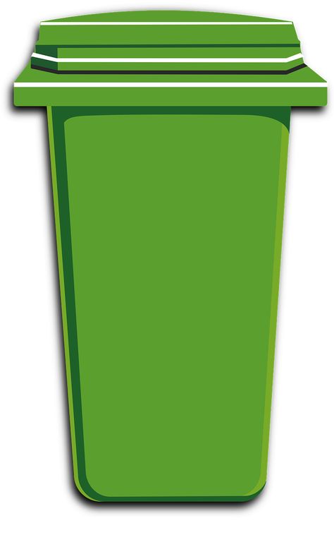 Green, Trash, Bin, Can, Plastic, Container, Garbage Green Bin, Trash Bin, Car Games, Trash Bins, Best Resolution, Paper Crafts For Kids, Compost Bin, Png Download, Vector Photo