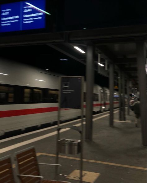 #deutschland #german #train #trainstation #night #aesthetic #photography #streetphotography German City Aesthetic Night, Dark Germany Aesthetic, German Core Aesthetic, German Lifestyle Aesthetic, Teenage Culture, Deutschland Aesthetic, German Core, German Aesthetic, German Boys