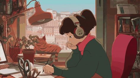 Hip Hop Radio, Hip Hop Music Videos, Lo-fi Aesthetic, Lo Fi Music, Hayao Miyazaki, Miyazaki, Hip Hop Music, Girl Wallpaper, Wallpaper Pc