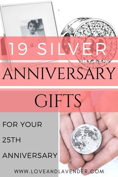 19 Stunning Silver Anniversary Gifts (25th Year) for Him & Her 25 Year Anniversary Gift, Silver Wedding Anniversary Gift, Silver Wedding Gifts, Anniversay Gifts, 25 Wedding Anniversary Gifts, 25th Anniversary Gift, Silver Anniversary Gifts, 25 Year Anniversary, 25th Anniversary Gifts