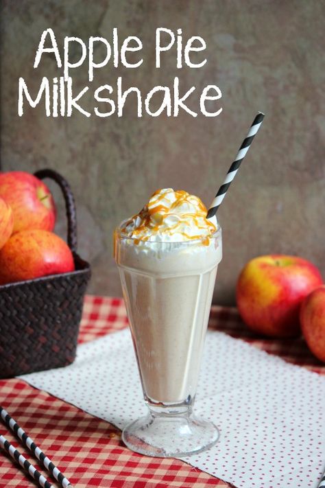 Apple Pie Milkshake #loveNZfruit Pie Milkshake, Milkshake Recipe Easy, Milkshake Recipes, Ice Cream Treats, Smoothie Shakes, Frozen Drinks, Shake Recipes, Milkshakes, Frozen Desserts