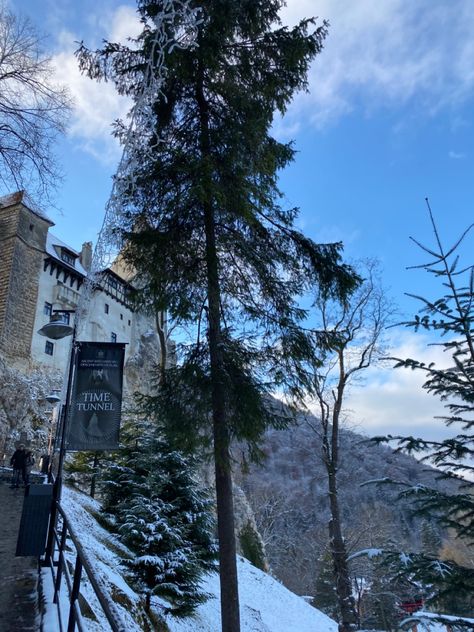 #BranCastle #DraculaCastle #Romania #Brasov #Winter #Snow Brasov Romania Winter, Romania Winter, Romania Brasov, Bran Castle Romania, Castle Romania, Bran Castle, Brasov Romania, Dracula Castle, Pretty Landscapes