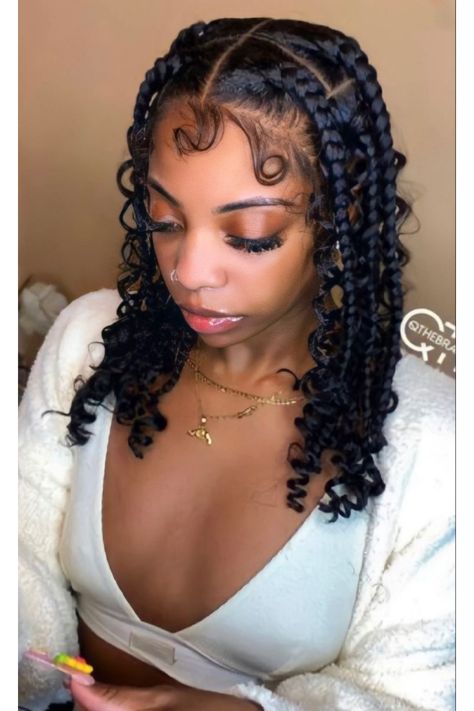 Bod Braided Hairstyles For Black Women, Skl Hairstyles, Feeding Braids, Women Cornrows, Big Box Braids, Protective Hair, Beautiful Buns, Big Box Braids Hairstyles, Simple Hairstyles