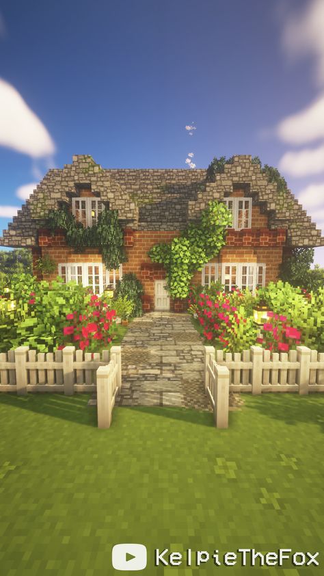 Check out my YouTube Channel for this aesthetic cottagecore build and get all the mod and resource pack info! 🍓🌿✨ #cottagecoreminecraft #cottagecore #fairycore #fairytale #fairycottage #cottage #minecraftcottage #minecraftaesthetic #aesthetic #aestheticminecraft #vibey #minecraft #fairytail #fairy #fairyminecraft Cottage Aesthetic Minecraft, Minecraft Cottage Exterior, Cottage Core Minecraft House No Mods, Minecraft Fairytale Cottage, Astetic Minecraft Houses, Fairy Aesthetic Minecraft Builds, Fairy Minecraft Builds House, Minecart House Ideas Aesthetic, Aesthetic Minecraft Houses No Mods