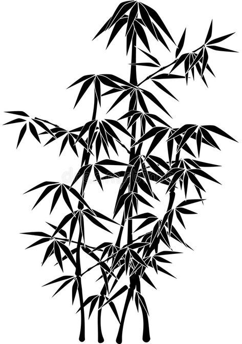 Giant Bamboo plant silhouette. Black silhouette of Giant Bamboo plant, isolated , #Sponsored, #plant, #silhouette, #Giant, #Bamboo, #white #ad Bamboo Silhouette, Plant Silhouette, Easy Dragon Drawings, Giant Bamboo, Wooden Ideas, Bamboo Plant, Stencils Printables, Moon Photography, Stencil Patterns