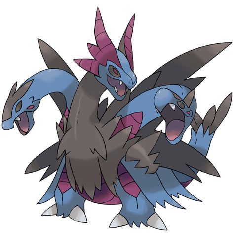 Mega Hydreigon by j7663701 Pokemon Hydreigon, Mega Evolution Pokemon, Zoroark Pokemon, Pokemon Mega, Pokemon Variations, Christmas Memes Funny, Pokemon Fusion Art, Mega Pokemon, Oc Pokemon