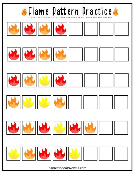 Fire Safety Printable for Kids | Babies to Bookworms Fire Safety Preschool Printables Free, Fire Fighters Preschool Activities, Preschool Fire Safety Activities Free Printable, Fire Fighters Preschool, Fire Safety Math Activities, Fire Safety Kindergarten Free, Fire Safety Preschool Literacy, Natural Disasters For Kids, Fire Safety Math