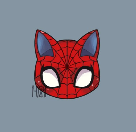 Cat And Spiderman, Spider Man Cat, Spider Cat Wallpaper, Cat Spider, Spiderman Cat Drawing, Cat Spiderman, Spider Cat Drawing, Cat With Spiderman Hat, Spider Cat