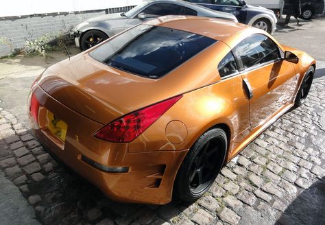 Nissan 350z Orange, 370z Nismo, First Cars, Nissan Z, Nissan 370z, Car Ideas, Nissan 350z, The Body Shop, Jdm