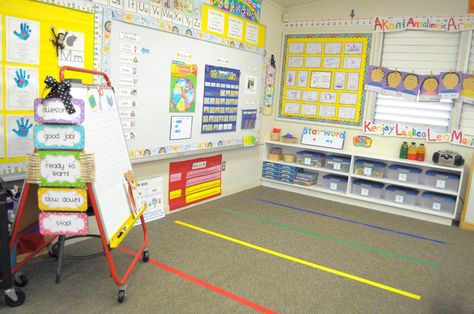 Kindergarten Classroom Organization | Whole Group Meeting Area Kindergarten Classroom Setup, Kindergarten Organization, Classroom Meetings, Classroom Arrangement, Behavior Charts, Classroom Pictures, Classroom Tour, Classroom Layout, Classroom Organisation