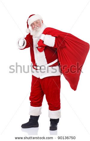 stock photo : real Santa Claus carrying big bag and showing ok, isolated on white background Real Santa Claus, Santa Photography, Grinch Characters, Find Santa, Santa Photos, Hand Images, Photo Stands, Santa Sack, Big Bag