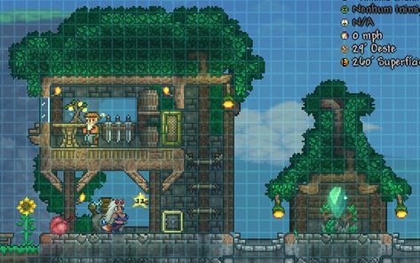 Terraria Zoologist House, Terraria Merchant House, Terraria Underground, Zoologist Terraria, Terraria Castle, Terraria Base, Terraria Houses, Terraria Game, Terrarium Base