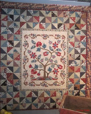 Country Threads: June 2013 Country Threads Quilt Patterns, Tree Of Life Quilt, Historical Quilts, Petra Prins, Antique Quilts 19th Century, Kim Diehl Quilts, Medallion Quilts, American Quilt, Charm Quilt