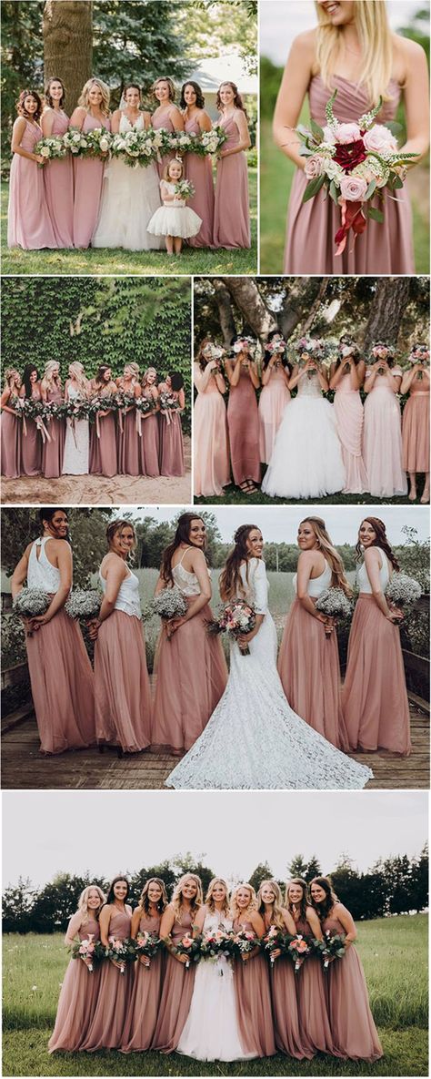 TTrendy Dusty Rose Bridesmaid dresses Burgundy And Dusty Rose Bridesmaid Dress, Birdy Grey Dusty Rose, Dusty Rose Bridesmaid Dress, Dusty Rose Bridesmaid Dress Birdy Grey, Dusty Rosebridesmaid Dress, Birdy Grey Dusty Rose Chiffon, Wine Red Wedding, Maroon Bridesmaid Dresses, Western Themed Wedding