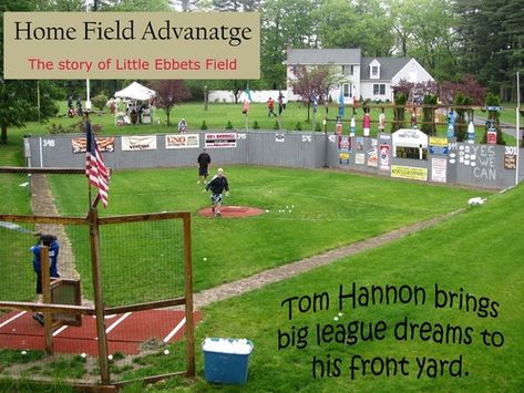 Constructing a Wiffle ball field Backyard Baseball Field, Wiffle Ball Field, Whiffle Ball, Sports Turf, Backyard Sports, Backyard Baseball, Baseball Drills, Wiffle Ball, Baseball Boys