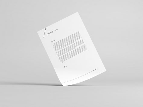 Letterhead Mockup, Elegant Letterhead, Letterhead Paper, Company Letterhead, Flyer Mockup, Paper Mockup, Psd Flyer, Business Letter, Letterhead Template