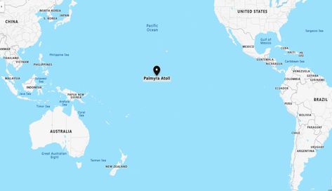 Where Is Palmyra Atoll? / Palmyra Atoll Location Map Palmyra Atoll, The World Map, American Samoa, Location Map, North America Travel, Travel Information, Samoa, Pacific Ocean, International Travel