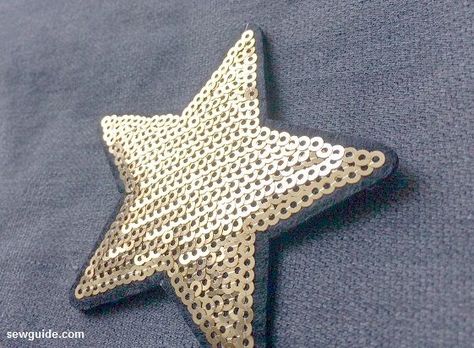 10 Best ways to make {Iron on/ sew on Fabric clothing PATCHES } - Sew Guide Homemade Patches, How To Make Iron, How To Make Patches, Sew On Badges, Jacket Ideas, Battle Jacket, Sequin Patch, Clothing Patches, Embroidery Patches