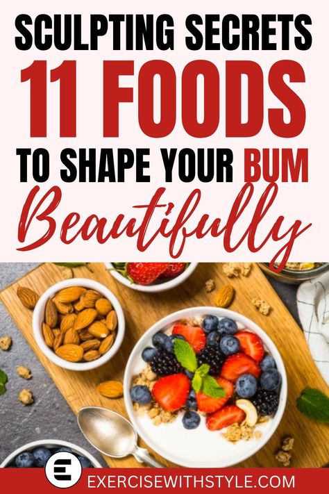 Are you tired of the endless search for effective ways to enhance your bum? Explore our guide on the best foods for a bigger butt and transform your fitness journey. No more frustration, just practical advice for real results. #BodyPositivity #FitnessHacks Glute Growing Food, Potassium Benefits, Zinc Benefits, Bigger Glutes, High Protein Desserts, List Of Foods, Best Fat Burner, Muscle Building Foods, Protein Desserts