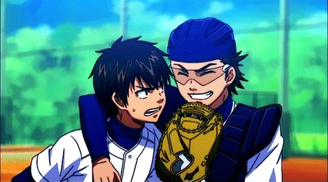 Daiya No Ace, Anime Humor, Ace Of Diamond, Miyuki Kazuya, Diamond No Ace, Man Crush Monday, Ace Of Diamonds, Manga Cosplay, Sports Anime