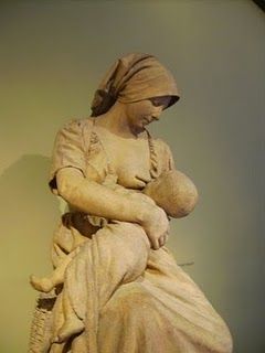 'Peasant Woman Nursing a Baby'  Aime-Jules Dalou (1873) Van Gogh Drawings, Breastfeeding Art, French Sculptor, Women Nurse, Sculpture Metal, Inspirational Artwork, Figurative Sculpture, Victoria And Albert Museum, Sculpture Clay