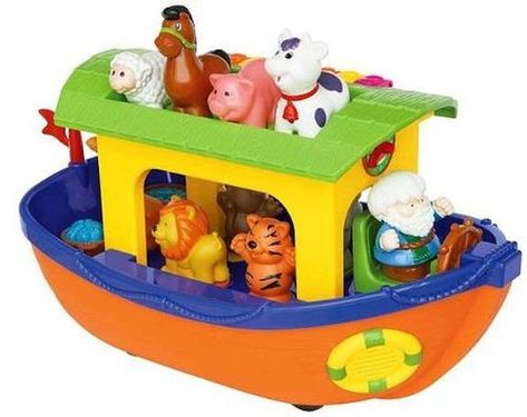 Fun n Play Noahs Ark -- See this great product. (This is an affiliate link) Noahs Ark Activities, Toy Playsets, Toy Boats, Toys For Toddlers, Noah S Ark, Little Tikes, Noah's Ark, Developmental Toys, Noahs Ark