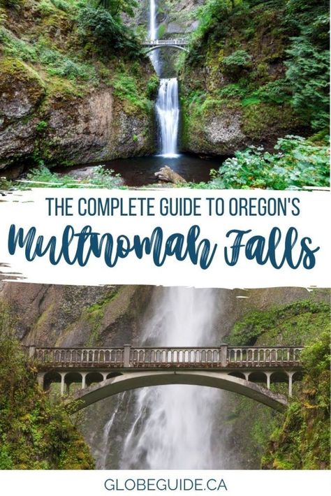 The Columbia River Gorge is famous for its waterfalls, and Multnomah Falls in Oregon is the crown jewel. Here's how to make the most of your visit. Oregon travel | Oregon waterfall hikes | Oregon waterfalls | Oregon waterfalls road trip | USA travel Tunnel Falls Oregon Hike, Waterfalls Oregon, Oregon Waterfall Hikes, Waterfalls In Oregon, Pnw Trip, Oregon Adventures, Multnomah Falls Oregon, Tunnel Design, Oregon Trip