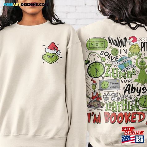 Grinch My Day Im Booked Christmas Sweatshirt Cute Grin Hoodie T-Shirt Check more at https://vibeartdesigns.com/product/grinch-my-day-im-booked-christmas-sweatshirt-cute-grin-hoodie-t-shirt/ Sweatshirt Cute, Christmas Gift Idea, Sweatshirt Christmas, Winter Clothing, Flower Shirt, Cute Christmas, My Day, Christmas Christmas, Christmas Sweatshirts