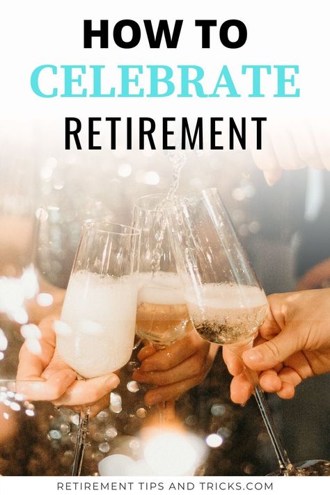 Someone you know, a coworker, friend or family member, is retiring soon and you would like to celebrate this special occasion. In this article I show you all the cool ways on how to celebrate someone's retirement.     #celebrateretirement #howtocelebrateretirement #howtocelebratesomeonesretirement #retirementcelebration #retirementcelebrationideas #waystocelebrateretirement #retirementparty #retirementpartyideas #retirement #retirementgift #retirementgiftideas #retirementideas Ideas To Celebrate Retirement, Retirement Dinner Party Ideas, Retirement Dinner Ideas, Retirement Reception, Retirement Speech, 50th Birthday Party Ideas For Men, Retirement Celebration, Party Food And Drinks, Retirement Party