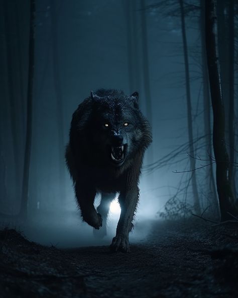 Is impressive how realistic Midjourney can generate animals. Wolf Shifter, Werewolf Aesthetic, Fantasy Wolf, Werewolf Art, Vampires And Werewolves, Wolf Wallpaper, Wolf Pictures, Fantasy Creatures Art, Mythical Creatures Art