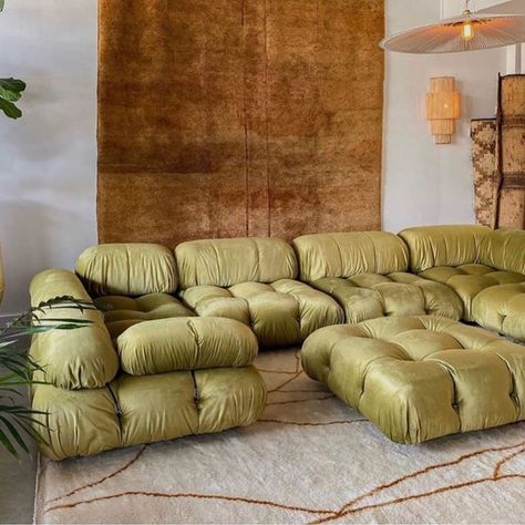 Cara Woodhouse Interiors on Instagram: “MARIO BELLINI ▪️Such a classic that will never get old! Via: @donotsitonthefurniture . . . . . #style #furniture #design #designer…” Mario Bellini, Eclectic Home, Bellini, Interior Inspo, Green Velvet, Interior Design Inspiration, Interior Spaces, Room Inspo, Home Interior