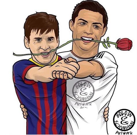 Ronaldo vs Messi Fifa Funny, Messi Y Cristiano, Messi Pictures, Messi Vs Ronaldo, Lio Messi, Ronaldo Pictures, Cr7 Messi, Messi Vs, Soccer Art